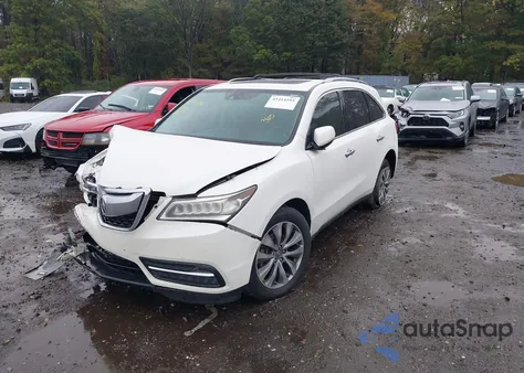 2014 Acura Mdx Technology Package из США, поврежденный, VIN 5FRYD4H40EB020987